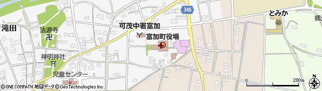 富加町役場　建設係周辺の地図