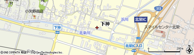 鳥取県東伯郡北栄町下神744周辺の地図
