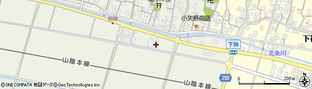 鳥取県東伯郡北栄町松神133周辺の地図