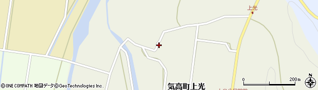 鳥取県鳥取市気高町上光618周辺の地図