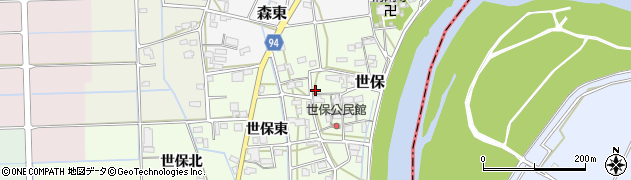 岐阜県岐阜市世保606周辺の地図