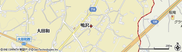 山梨県南都留郡鳴沢村4284-1周辺の地図