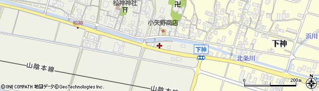 鳥取県東伯郡北栄町松神13周辺の地図