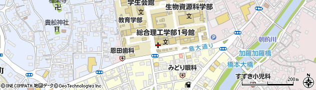 島根大学松江キャンパス（国立大学法人）　教育・学生支援部教育・入試企画課周辺の地図