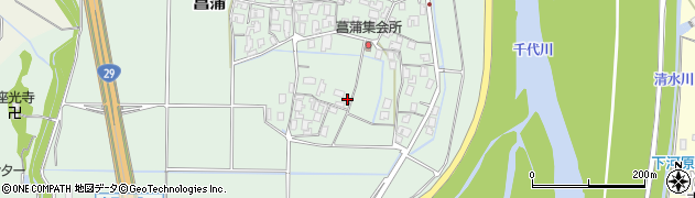鳥取県鳥取市菖蒲285周辺の地図