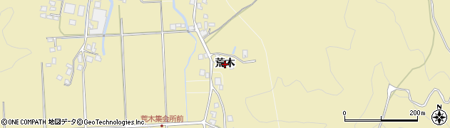福井県小浜市荒木周辺の地図