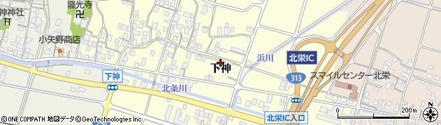 鳥取県東伯郡北栄町下神754周辺の地図