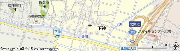 鳥取県東伯郡北栄町下神728周辺の地図