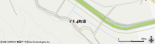 滋賀県高島市マキノ町浦周辺の地図