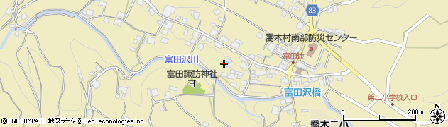 喬木村富田農産物加工組合周辺の地図