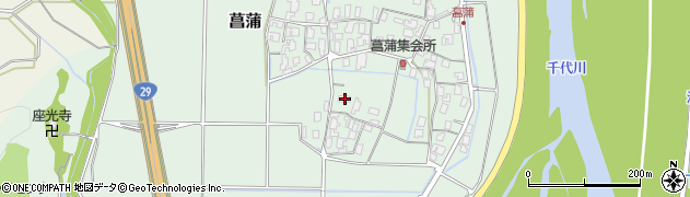 鳥取県鳥取市菖蒲291周辺の地図