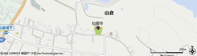 仙蔵寺周辺の地図