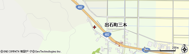 兵庫県豊岡市出石町三木782周辺の地図