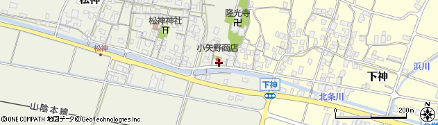鳥取県東伯郡北栄町松神860周辺の地図