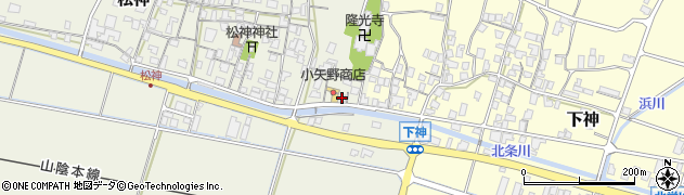 鳥取県東伯郡北栄町松神863周辺の地図