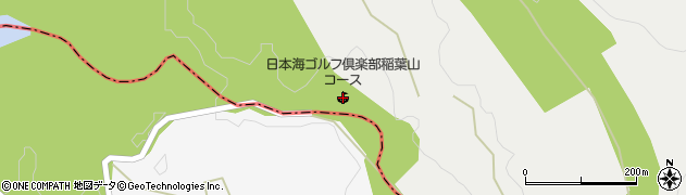 日本海ゴルフ倶楽部稲葉山コース周辺の地図