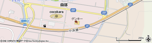 ゲンキー株式会社　薗部店周辺の地図