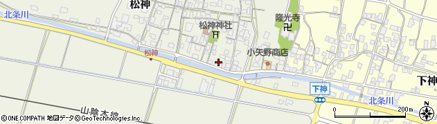 鳥取県東伯郡北栄町松神829周辺の地図