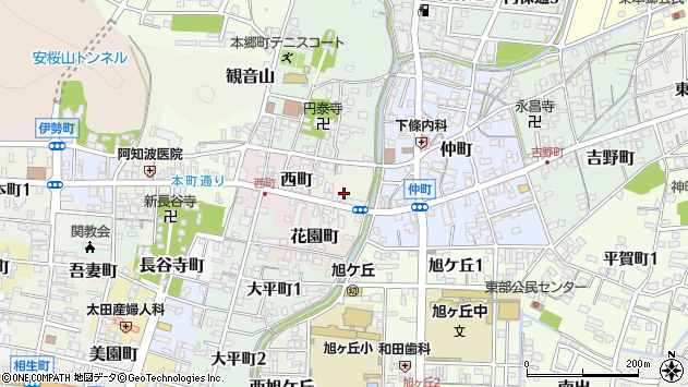 〒501-3818 岐阜県関市吉本町の地図