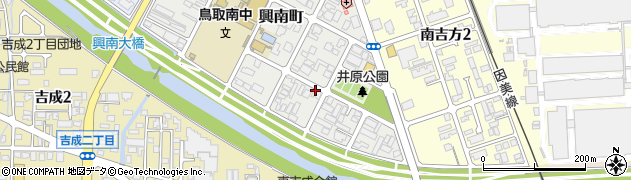 鳥取県鳥取市興南町周辺の地図