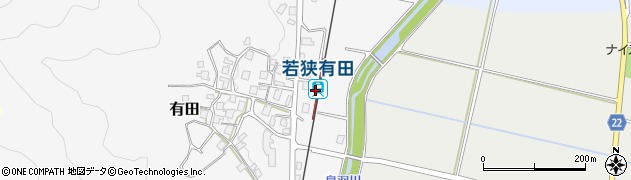 若狭有田駅周辺の地図