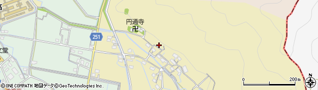 岐阜県揖斐川町（揖斐郡）志津山周辺の地図