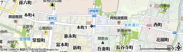 本町1周辺の地図