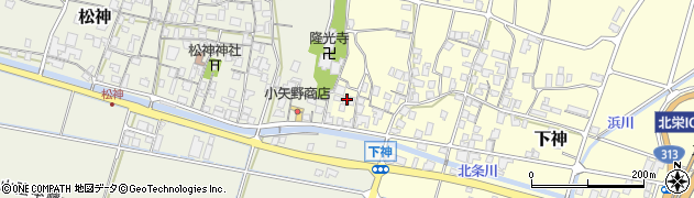 鳥取県東伯郡北栄町下神590周辺の地図