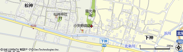 鳥取県東伯郡北栄町松神869周辺の地図