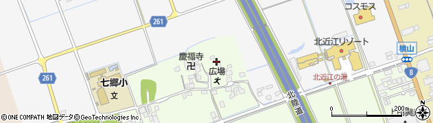 滋賀県長浜市高月町横山周辺の地図
