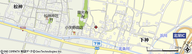 鳥取県東伯郡北栄町下神607周辺の地図