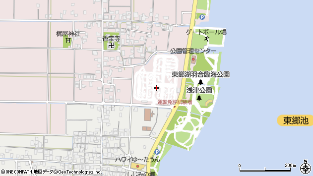 〒682-0711 鳥取県東伯郡湯梨浜町下浅津の地図