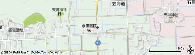 福富団地口周辺の地図