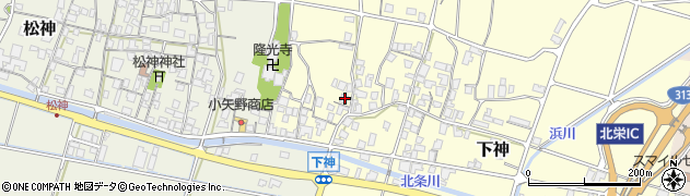 鳥取県東伯郡北栄町下神618周辺の地図