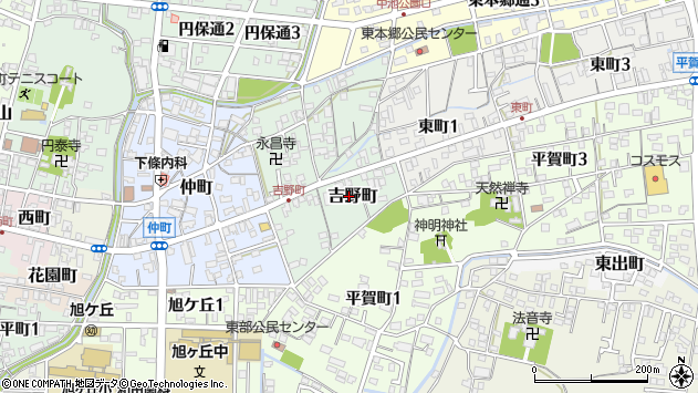 〒501-3816 岐阜県関市吉野町の地図