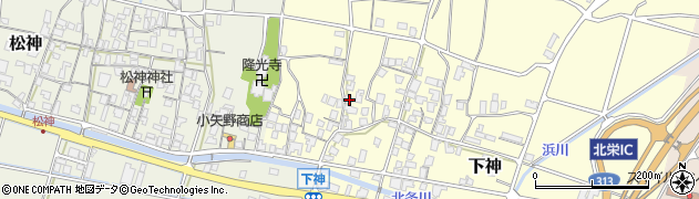 鳥取県東伯郡北栄町下神626周辺の地図
