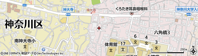 神奈川中央ヤクルト販売株式会社　六角橋センター周辺の地図