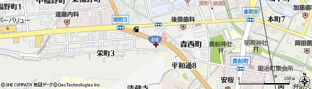 日進デンキ関店周辺の地図