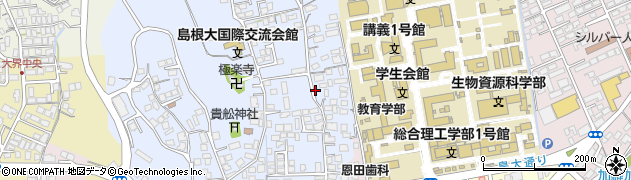 島根県松江市菅田町266周辺の地図