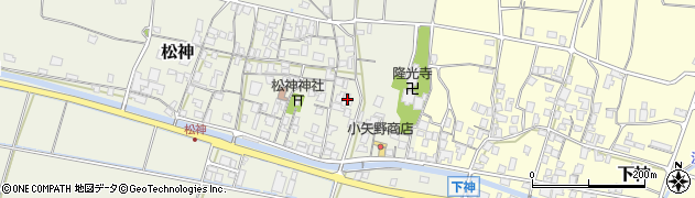 鳥取県東伯郡北栄町松神844周辺の地図