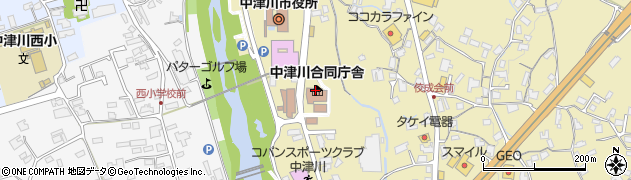 岐阜地方法務局中津川支局周辺の地図