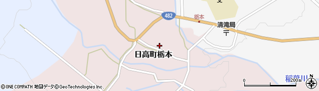 兵庫県豊岡市日高町栃本周辺の地図