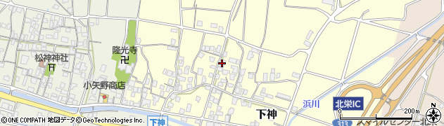 鳥取県東伯郡北栄町下神687周辺の地図