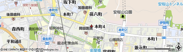 本町5周辺の地図