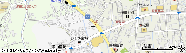 個別指導Ａｘｉｓ松江春日校周辺の地図