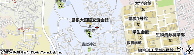 島根県松江市菅田町314周辺の地図