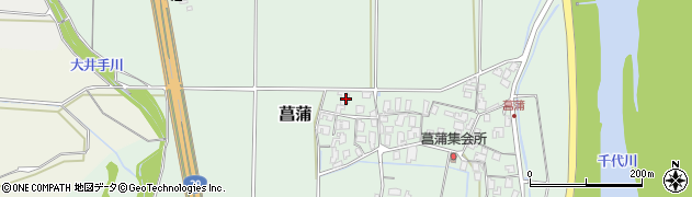 鳥取県鳥取市菖蒲611周辺の地図