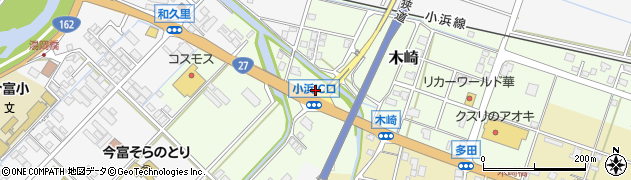 福井県小浜市木崎周辺の地図