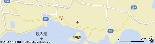 島根県松江市八束町波入673周辺の地図
