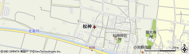 鳥取県東伯郡北栄町松神747周辺の地図